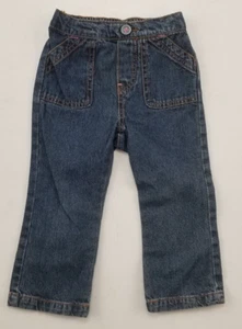 Toddler Girls Blue Jeans by Circo, Size 24M, elastic waist, cotton, great shape. - Picture 1 of 4