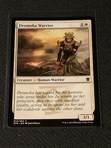 Magic the Gathering Dragons of Tarkir Dromoka Warrior - Picture 1 of 2