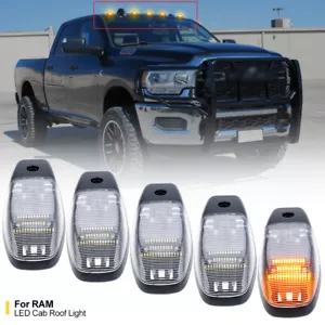 For 2019-2024 Ram 2500 3500 4500 5500 Trucks LED Cab Roof Marker Running Light - Picture 1 of 12