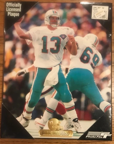 Dan Marino Miami Dolphins Nfl 10.5x8.5 Photo File Plaque *FREE SHIPPING*New* Cover