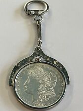 *1921*  Morgan SILVER Dollar Keychain, A Great 🎁 Silver Plated Keychain