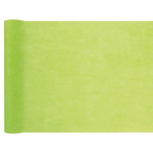 (0,52 €/m) Tischläufer Tischband Dekostoff Tischdeko Vlies 30 cm x 25 m Hellgrün - Bild 1 von 1