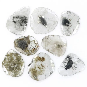 2,26 ct natürlicher lose Scheibenform Diamant 7,20 mm Salz und Pfeffer Diamant LQ1715 - Bild 1 von 8