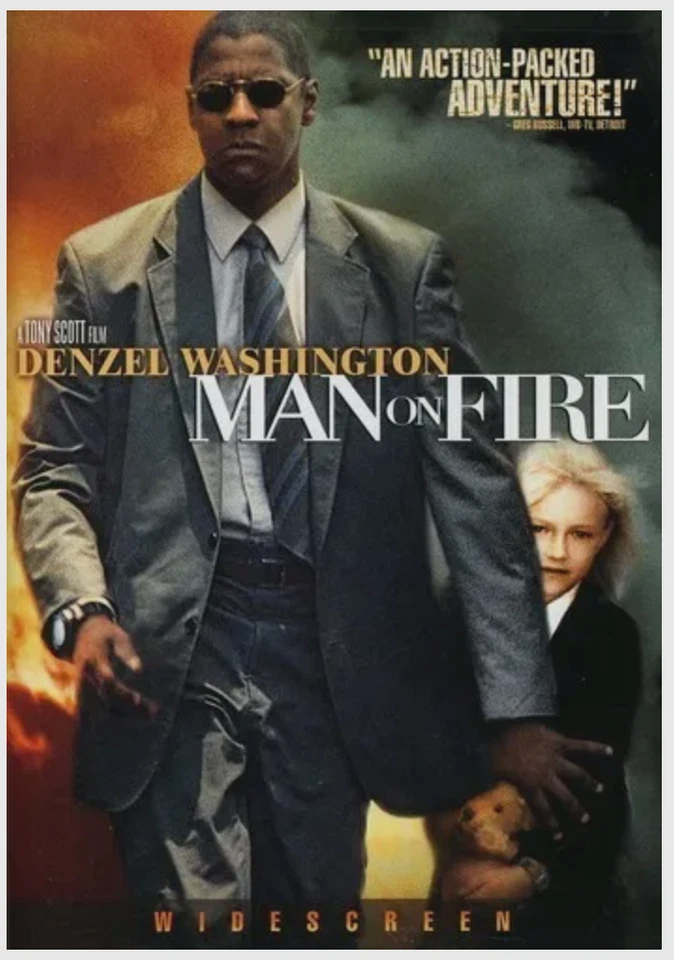 Man On Fire Dvd Video Movie Denzel Washington - Image 1 of 4