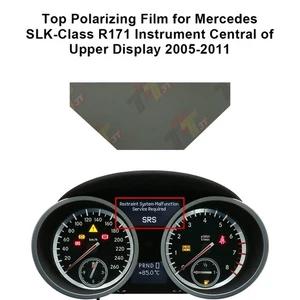 For Mercedes SLK R171 Instrument Central of Upper Display Top Polarizing Film - Picture 1 of 5