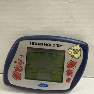 2004 Radica Texas Hold'Em World Poker Tour Handheld Electronic Game WORKS - Picture 1 of 3