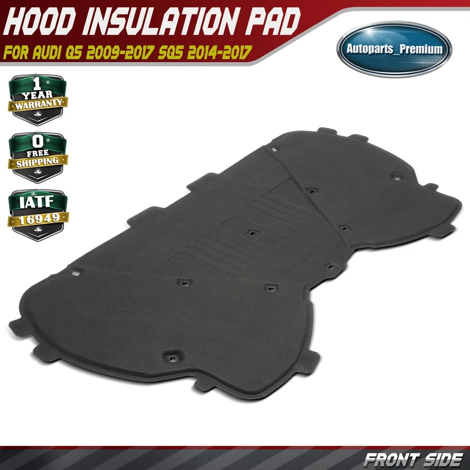Nueva manta de sonido con almohadilla de aislamiento del capó del motor para Audi Q5 2009-2017 SQ5 2014-2017 Foto 1 de 4