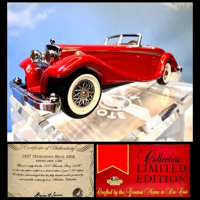 Matchbox коллекционный 1937 Mercedes-Benz 540k красный новый в коробке YY020A/SA-M - Изображение 1 из 4