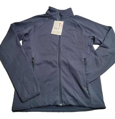 Marmot Leconte Fleece Full Zip Jacket Men's Small Thunderhead Blue NWT - Image 1 of 4