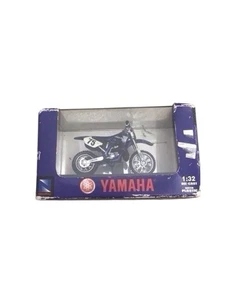 Mini Bike Yamaha YZ 125 Die Cast 1:32 Blue Display Model Figure New - Picture 1 of 7