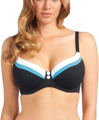 Nuevo con etiquetas Top de bikini Freya Revival talla 38G UK AS3219 NEGRO Foto 1 de 3