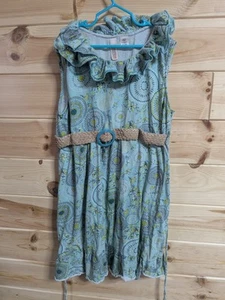 XL/XG 14/16 Route 66 Paisley Dress With Belt - Picture 1 of 9