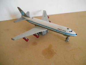 BLECHSPIELZEUG SPIELZEUG TOLE Jet Flugzeug PAN AM 60/70 PLANE FLUGZEUG Panama Boeing N751pa - Bild 1 von 6