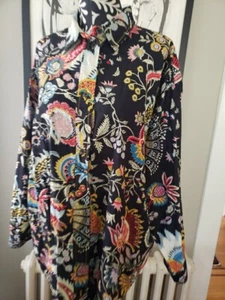 Rachel Comey Over-sized Printed Multicolor Floral"Isa" Button Down Women Shirt - Picture 1 of 9