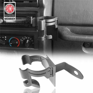 Universal Drink Cup Holder Phone Bracket Black ABS For Jeep Wrangler TJ 97-06 - Bild 1 von 12