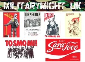1 /16 - 1/18 SCALE 120mm FIGURES BOSNIAN WAR POSTERS DIORAMA MODEL - Imagen 1 de 1
