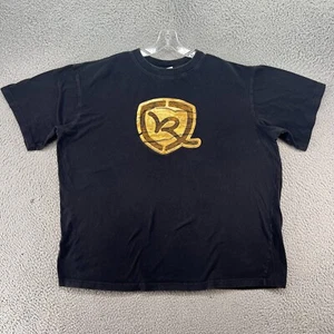 VINTAGE Rocawear Shirt Mens 3XL Black Y2K Rap Streetwear Hip Hop Short Sleeve - Picture 1 of 11