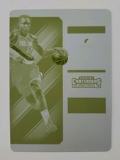 2018/19 Panini Contenders Draft Caleb Swanigan Yellow Printing Plate Card 1/1