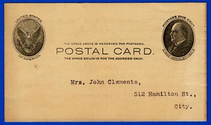 US 1902 #UX18 - 1c Postal Card Van Curler Opera House Schenectady NY Uncancelled - Picture 1 of 2