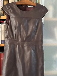 mint & berry+rassiges Lederkleid+ Handschuhweiches Lammnappa!wie neu+ Gr.40+rot - Bild 1 von 9