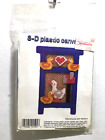 Vintage RS Designs 1988 3D Plastic Canvas Kit 1504 Ducks with Mailbox NEW