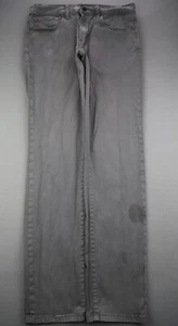 Pantalones de sarga para hombre Lucky Brand 121 delgados rectos elásticos gris talla 30x32 (MSR 30x31) - Imagen 1 de 11