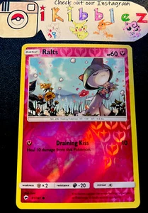 Ralts 91/147 LP Reverse Holo Discontinued Pink Fairy Type Pokémon Card! - Picture 1 of 2