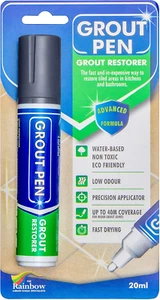 Grout Pen Dark Grey Tile Grout Paint Marker: Waterproof Tile Grout Paint Pen ... - Picture 1 of 12