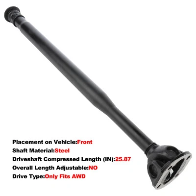 26" Drive Shaft 2044106701 Assembly For MERCEDES Glk350 2008 2009 2010 2011-2015 - Image 1 of 4
