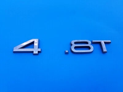 02 03 04 05 06 07 08 AUDI A4 1.8 T QUATTRO EMBLEMA TRASERO INSIGNIA LOGO SET OEM (2003) Foto 1 de 4