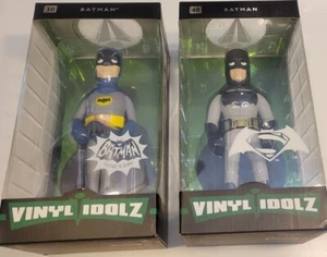 LOT of 2 Vinyl Idolz BATMAN Figures * Classic TV Series 30 & Verses Superman 40  - Picture 1 of 7