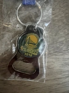 Golden State Warriors Key Chain Bottle Opener New From Stadium - Picture 1 of 3