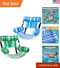 Portable Blow-Up Pool Lounge Chairs Adult - Premium Fabric, Travel-Friendly