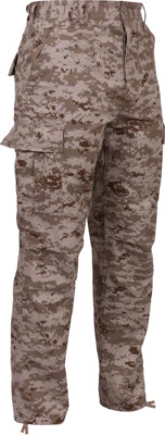 Tactical BDU Pants Camo Cargo Uniform 6 Pocket Camouflage Military Army Fatigues - Image 1 of 4