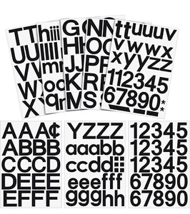vinyl letter stickers - Picture 1 of 2