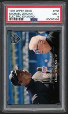 1995 Upper Deck Electric Diamond Gold Michael Jordan PSA 9 Chicago White Sox