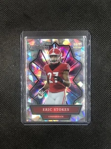 RARO!! ERIC STOKES - 2021 WILD CARD ALUMINATION - HOLO-LUX #'d/99 - NOVATO - Imagen 1 de 3