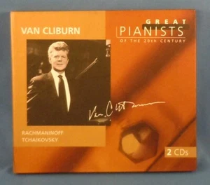 2 CDs - Van Cliburn - Rachmaninoff Tchaikovsky Great Pianists - Cardboard Sleeve - Picture 1 of 2