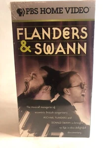 Documentry FLANDERS & SWANN VHS TAPE NEW SEALED - PBS HOME VIDEO 40 MINS - Picture 1 of 4