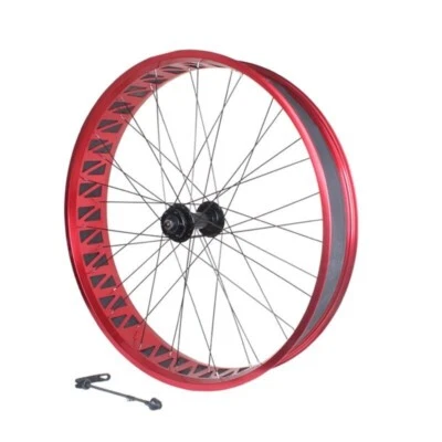 26x4.0/4.9Inch Snowmobile Wheelset Quick Release Double-layer Rim Fat Bike Wheel - Image 1 of 4