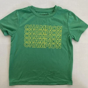 Boys shirts Size 5 Green Champion Authentic Athletic Wear graphic T-shirt - Picture 1 of 5