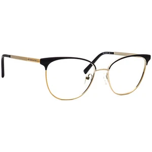 Michael Kors Eyeglasses MK 3018 (Nao) 1195 Black/Pale Gold Metal Frame 54-17 140 - Picture 1 of 6