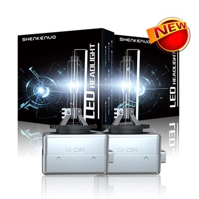 For Cadillac Xts 2013-2018 - 2x D3s Front Led D3s Headlight Bulb High Low Beam — 第 1/4 张图片