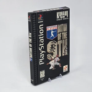 MLB Bottom of the 9th (PlayStation 1 PS1) Long Box Case & Disc TESTED - Picture 1 of 3
