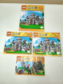 LEGO Castle King's Castle 70404 70401 Instruction Manual 1 2 3 Books ONLY