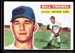 1956 Topps Bill Tremel Chicago Cubs #96 SET BREAK - Picture 1 of 2