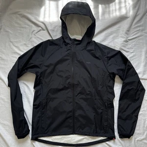 Rapha Cycling Hooded Commuter Lightweight Jacket Men’s sz XL Black Biking Shell - Picture 1 of 13