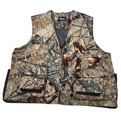 Outfitters Ridge Fusion 3-D Camo Hunting Vest Mens XL 46/48 Brown Pockets Hunt - Image 1 of 4