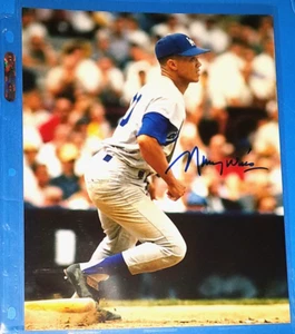 Maury Wills Autographed 8x10 Baseball Color Photo Dodgers B - Picture 1 of 1