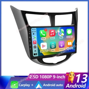 Estéreo de coche CarPlay de 9" para Hyundai Accent 2012-2017 Android 13 4+64 GB radio GPS - Imagen 1 de 14